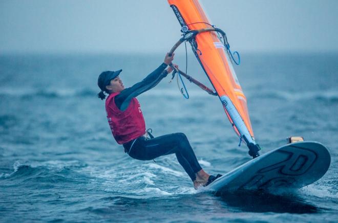 Hei Man H V Chan (HKG) - Womens RSX Champ – Sailing World Cup Japan ©  Jesus Renedo / Sailing Energy http://www.sailingenergy.com/